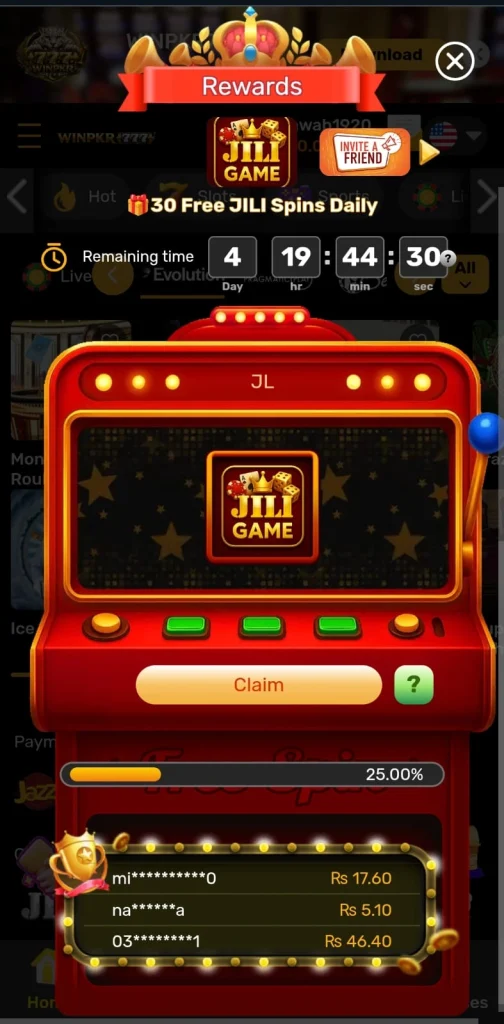 WinPkr777 Game