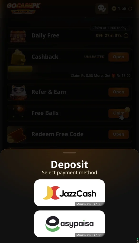 GocashPK Game